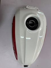[NEW] Genuine Ducati Fuel tank white/red 800 Scrambler Desert Sled - 58612221BF