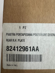 [NEW] Ducati Rear Plate, Right Side 1260 XDiavel, S, Black 82412961AA