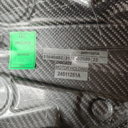 Ducati OEM Diavel Carbon Fiber Timing Belt Cover Belt Guard Kit 96903710A