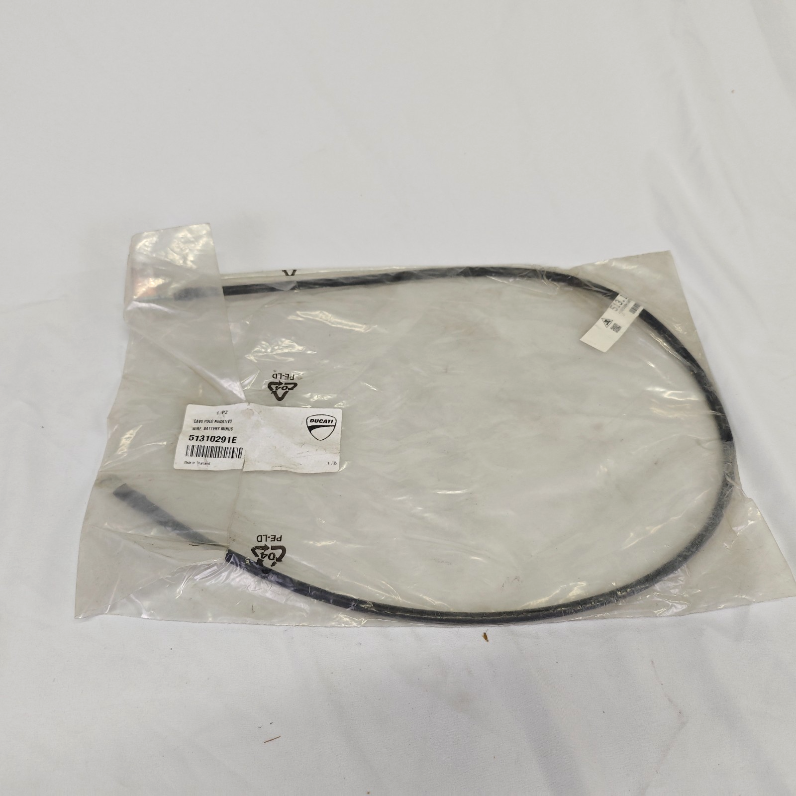 [New] 2015-2022 Ducati Scrambler Negative Minus Ground Battery Cable Wire Lead