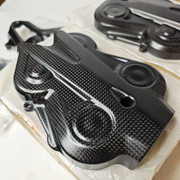 Ducati OEM Diavel Carbon Fiber Timing Belt Cover Belt Guard Kit 96903710A