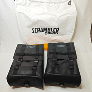 Ducati Genuine OEM Scrambler 1100 Saddle Bag Set 96781401A w/ Supports 96781361A