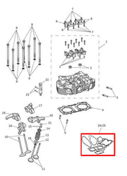 Triumph Brand New Bonneville top end gasket set T3990142
